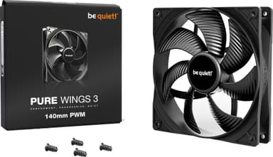 be quiet! PURE WINGS 3 140mm PWM-fläkt (svart)