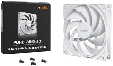 be quiet! PURE WINGS 3 140mm höghastighets-PWM-fläkt (vit)