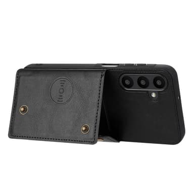 SKALO Samsung A16 PU-Läder Skal med Plånbok - Svart