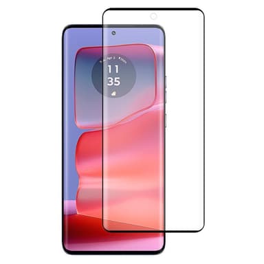 SKALO Motorola Edge 50 5G Heltäckande Skärmskydd Härdat Glas - Svart