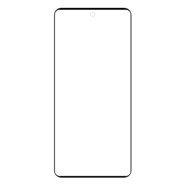SKALO Motorola Edge 50 5G Heltäckande Skärmskydd Härdat Glas - Svart
