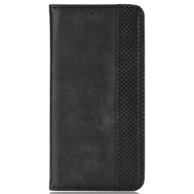 SKALO Nothing Phone (2a) Plus Embossed Premium Plånboksfodral - Svart