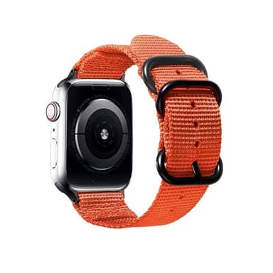 SKALO Nato-armband Nylon Apple Watch Series 7-9 41mm - Orange