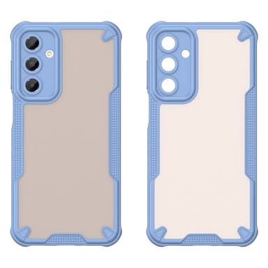 SKALO Samsung A16 Armor Hybrid Frosted Skal - Blå