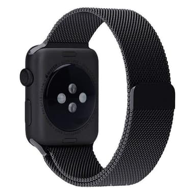 SKALO Milanese Loop Apple Watch Series 4-6 44mm - Svart