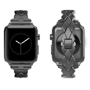 SKALO Metallarmband ""Flätad"" Apple Watch SE 40mm - Guld