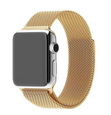 SKALO Milanese Loop Apple Watch SE 40mm - Guld