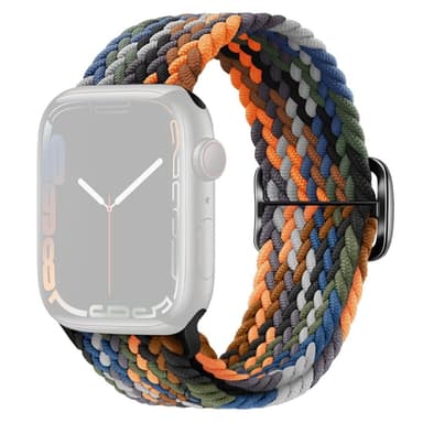 SKALO Flätat tygarmband Apple Watch Ultra 2 49mm - Camouflage 1