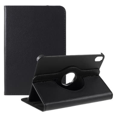 SKALO iPad Mini (2024) 360 Litchi Fodral - Svart