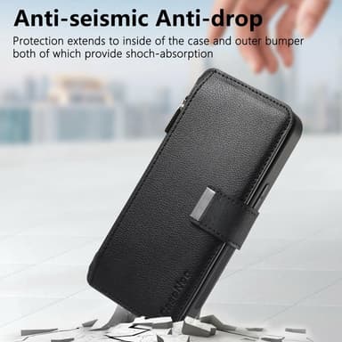 SKALO Samsung A16 CASENEO MW-02 Plånboksfodral - Svart