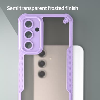 SKALO Samsung A16 Armor Hybrid Frosted Skal - Lila