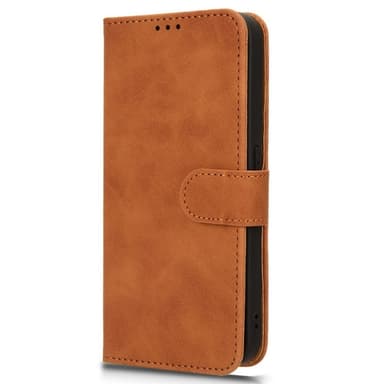 SKALO Nothing Phone (2a) Plus Matt PU-Läder Plånboksfodral - Brun