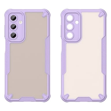 SKALO Samsung A16 Armor Hybrid Frosted Skal - Lila