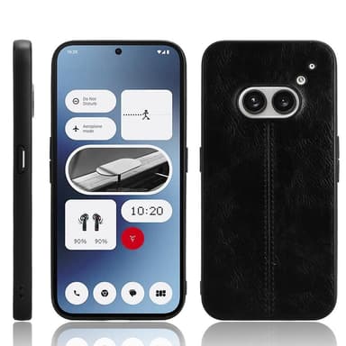 SKALO Nothing Phone (2a) Plus PU-Läder Hybrid Skal - Svart