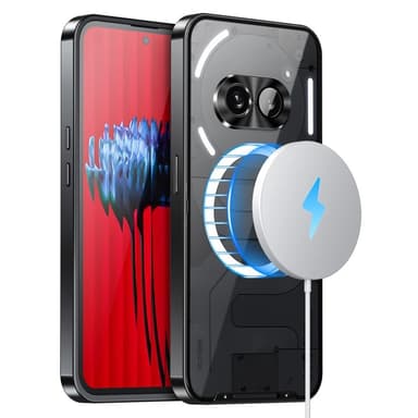 SKALO Nothing Phone (2a) Plus Magic Shield Metall Magnetring - Svart