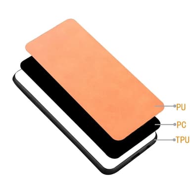 SKALO Nothing Phone (2a) Plus PU-Läder Hybrid Skal - Orange