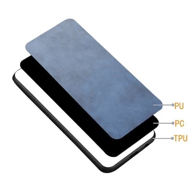 SKALO Nothing Phone (2a) Plus PU-Läder Hybrid Skal - Blå