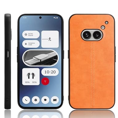 SKALO Nothing Phone (2a) Plus PU-Läder Hybrid Skal - Orange