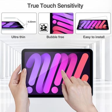 SKALO iPad Mini (2024) Skärmskydd i Härdat glas