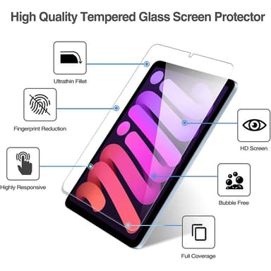 SKALO iPad Mini (2024) Skärmskydd i Härdat glas
