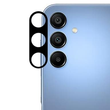 SKALO Samsung Galaxy A16 3D Linsskydd/Kameraskydd Härdat Glas - Svart