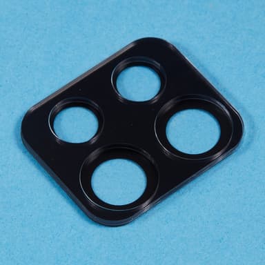 2-PACK SKALO Motorola Edge 50 Neo 5G 3D Linsskydd/Kameraskydd Härdat Glas - Svart
