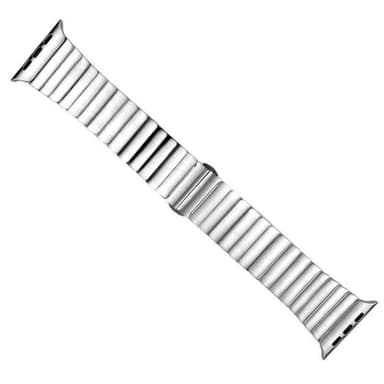 SKALO Metallarmband ""Flat"" Apple Watch Series 7-9 41mm - Silver