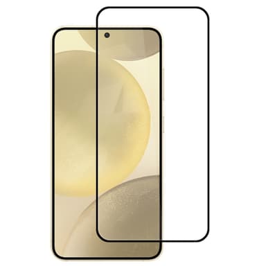 SKALO Samsung Galaxy S24 FE Heltäckande Skärmskydd Härdat Glas - Svart