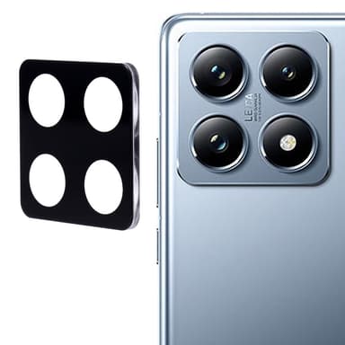 2-PACK SKALO Xiaomi 14T 3D Linsskydd/Kameraskydd Härdat Glas - Svart