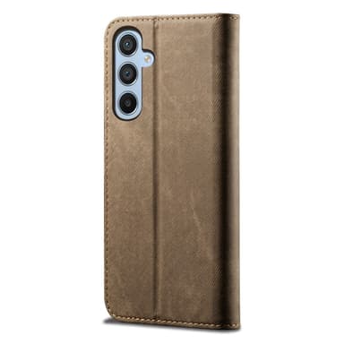 SKALO Samsung A16 Jeans Plånboksfodral - Khaki