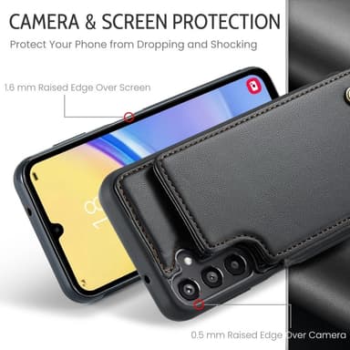 CaseMe Samsung A16 C22 Series Skal+Plånbok - Svart