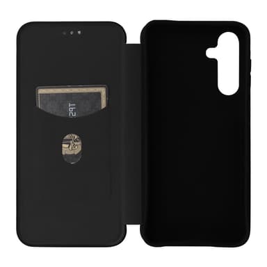 SKALO Samsung A16 Carbon Fiber Plånboksfodral - Svart