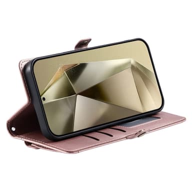 SKALO Samsung A16 PU-Läder Envelope Plånboksfodral - Roséguld