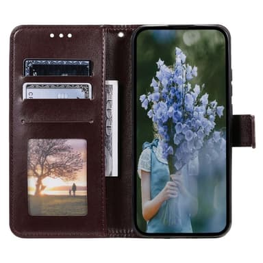 SKALO Samsung A16 Mandala Plånboksfodral - Brun