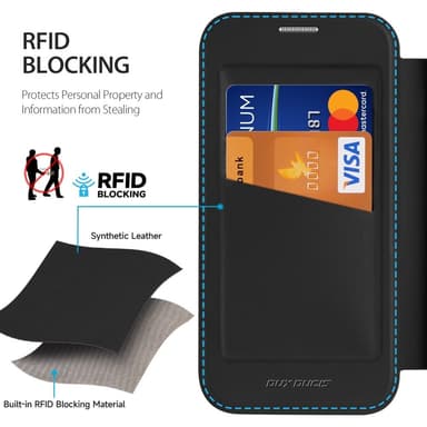 DUX DUCIS Samsung A16 Skin X Pro Plånboksfodral - Svart