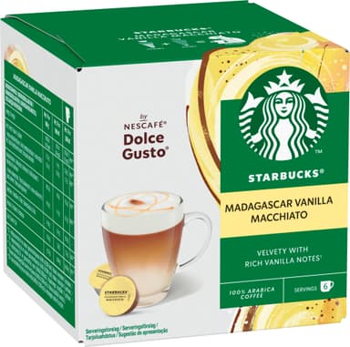 Starbucks Madagascar Vanilla by NESCAFÉ Dolce Gusto kaffekapslar (12 st)