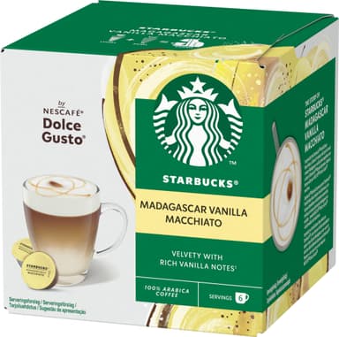Starbucks Madagascar Vanilla by NESCAFÉ Dolce Gusto kaffekapslar (12 st)