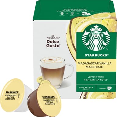 Starbucks Madagascar Vanilla by NESCAFÉ Dolce Gusto kaffekapslar (12 st)