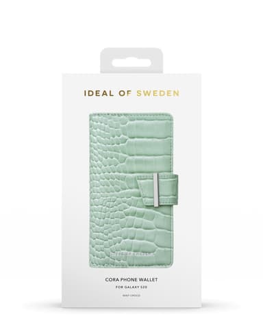 Cora Phone Wallet Galaxy S20 Mint Croco