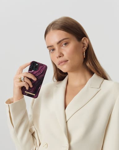 Printed Case iPhone 13P Golden Plum