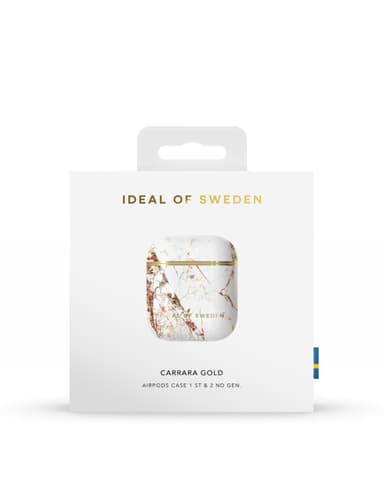 Printed AirPods Case Carrara Gold