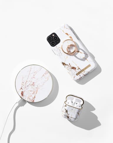 Printed AirPods Case Carrara Gold