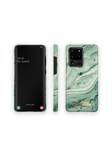Printed Case Galaxy S20 Ultra Mint Swirl Marble