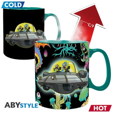 ABYStyle Rick & Morty mugg (rymdskepp)