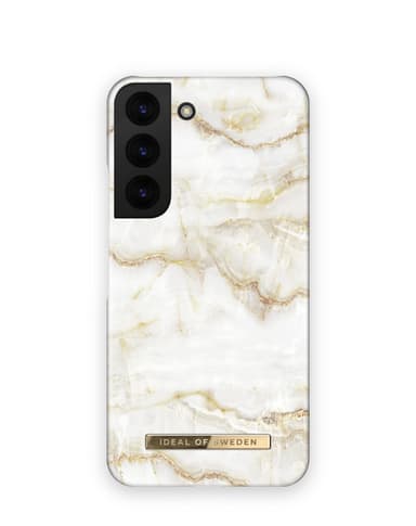 Printed Case Galaxy S22 Golden Pearl Marble