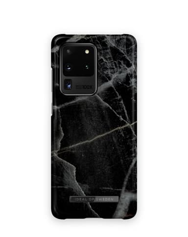 Printed Case Galaxy S20 Ultra Black Thunder Marble