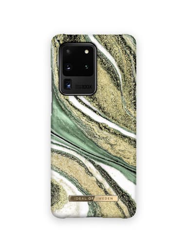 Printed Case Galaxy S20 Ultra Cosmic Green Swirl
