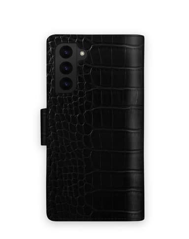 Cora Phone Wallet Galaxy S22P Jet Black Croco
