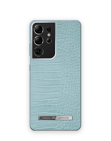 Atelier Case Galaxy S21 Ultra Soft Blue Croco
