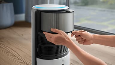 Philips 3400 Series luftrenare & luftfuktare AC3420/10 (vit)